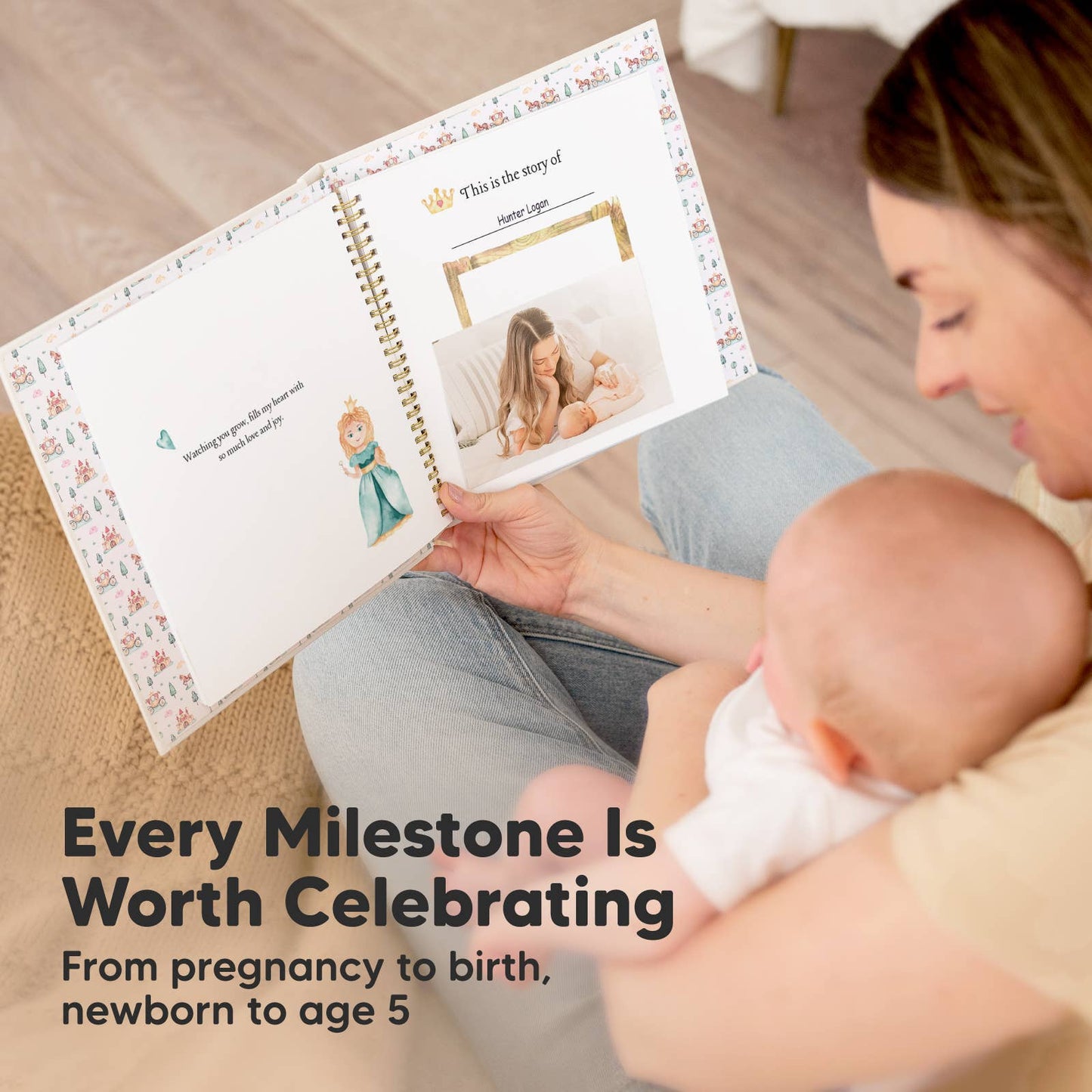 KeaBabies Baby First Years Memory Book