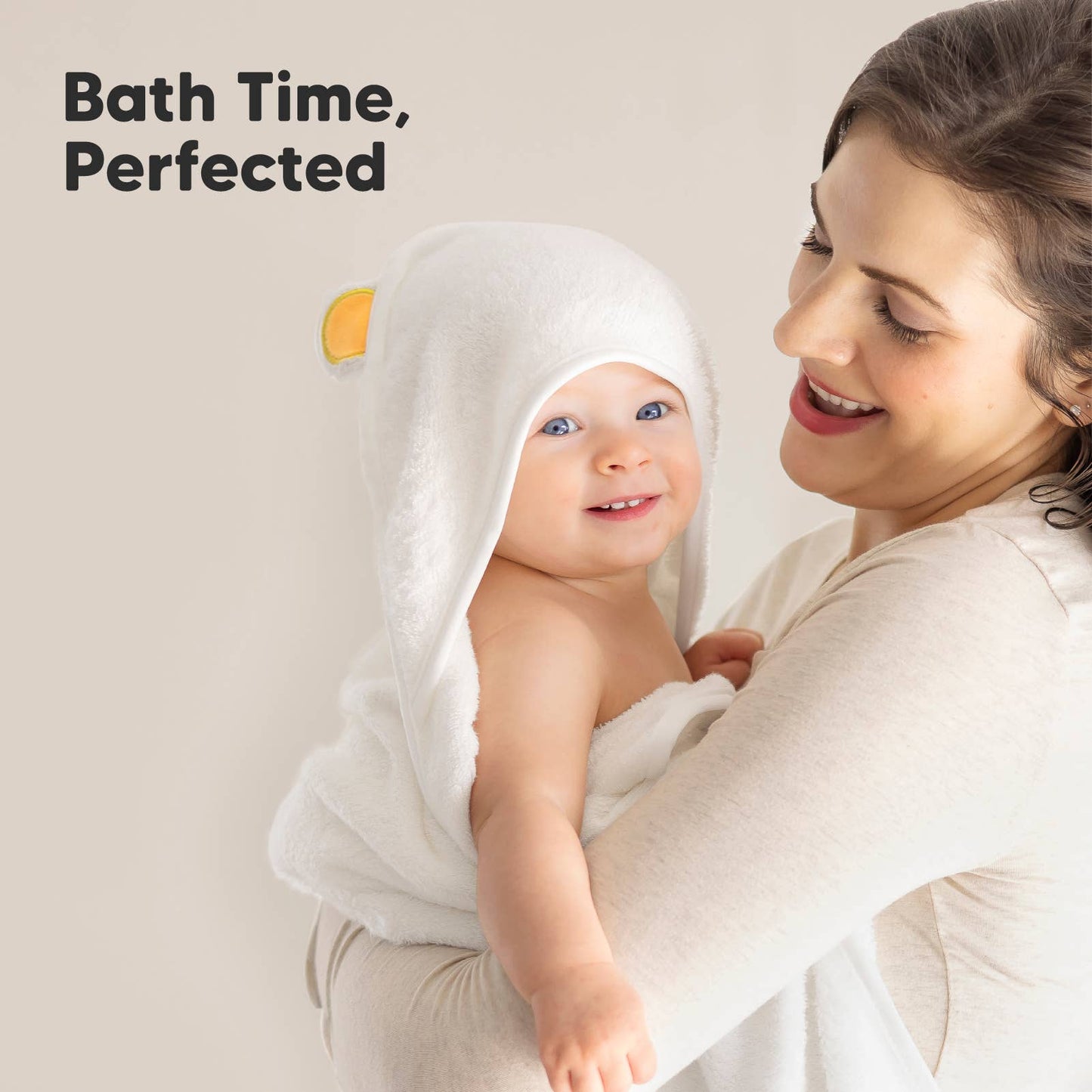 KeaBabies Cuddle Baby Hooded Towel