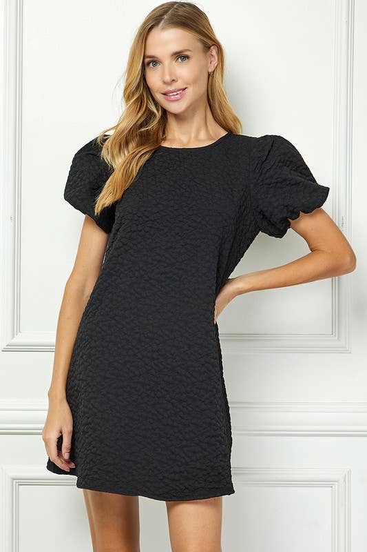 Short Sleeve Shift Dress