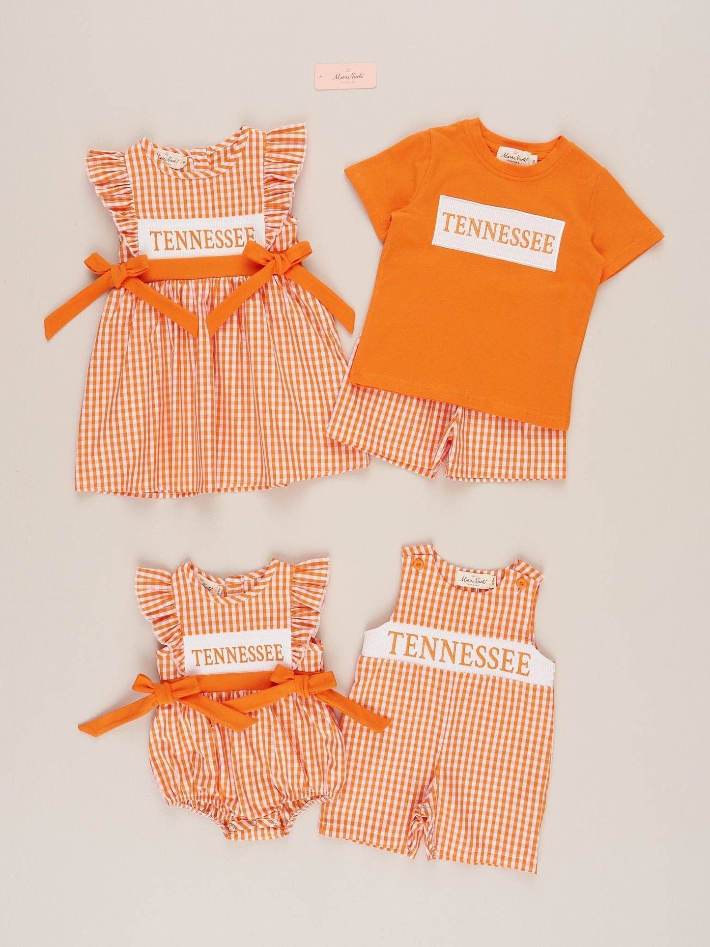 Tennessee Smocked Gingham Outfit