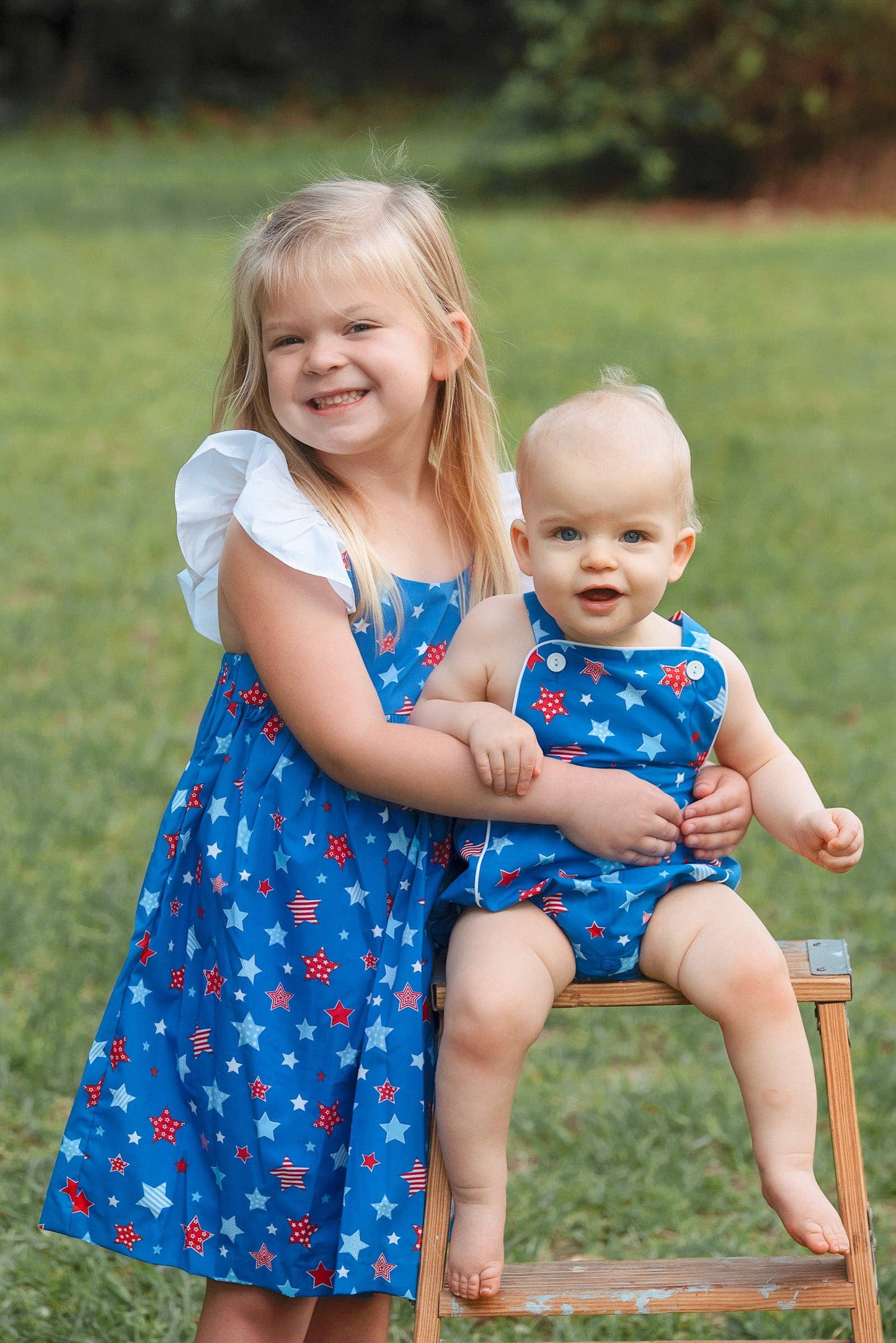 Make a Wish Boys' Star Print Sunsuit