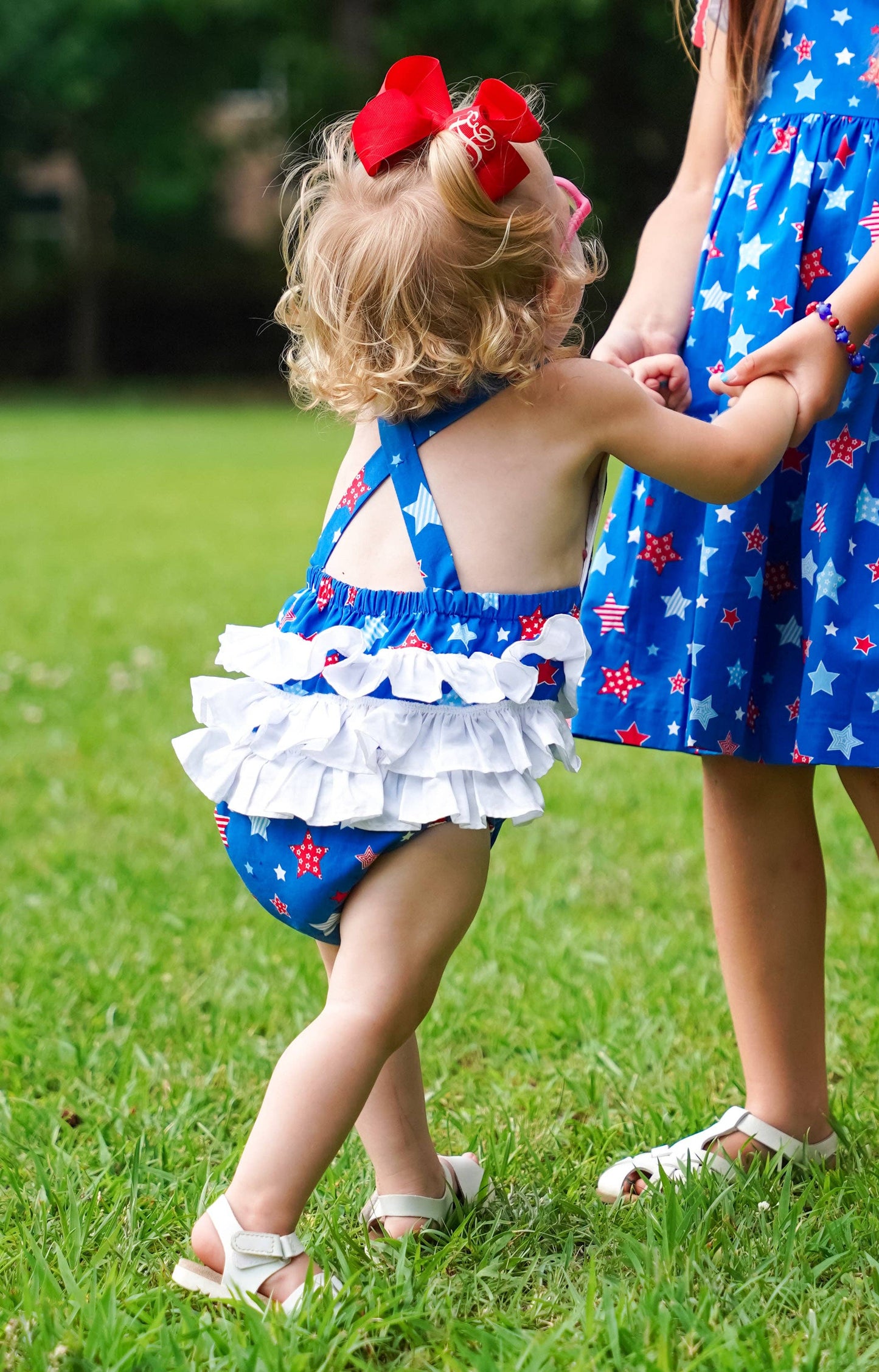 Make a Wish Girls' Star Print Sunsuit