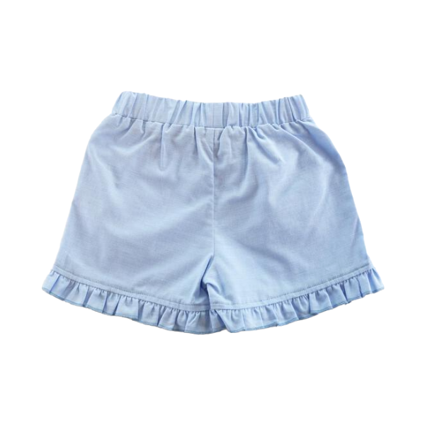 Ruffle Hems Shorts (2 Colors): PINK / 4-5-6