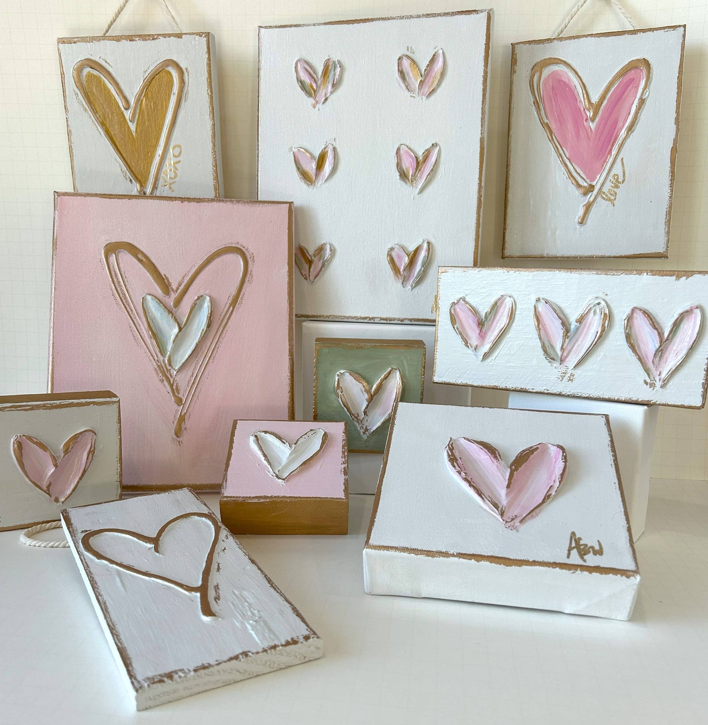 Heart block | valentine | pastel | xoxo | love