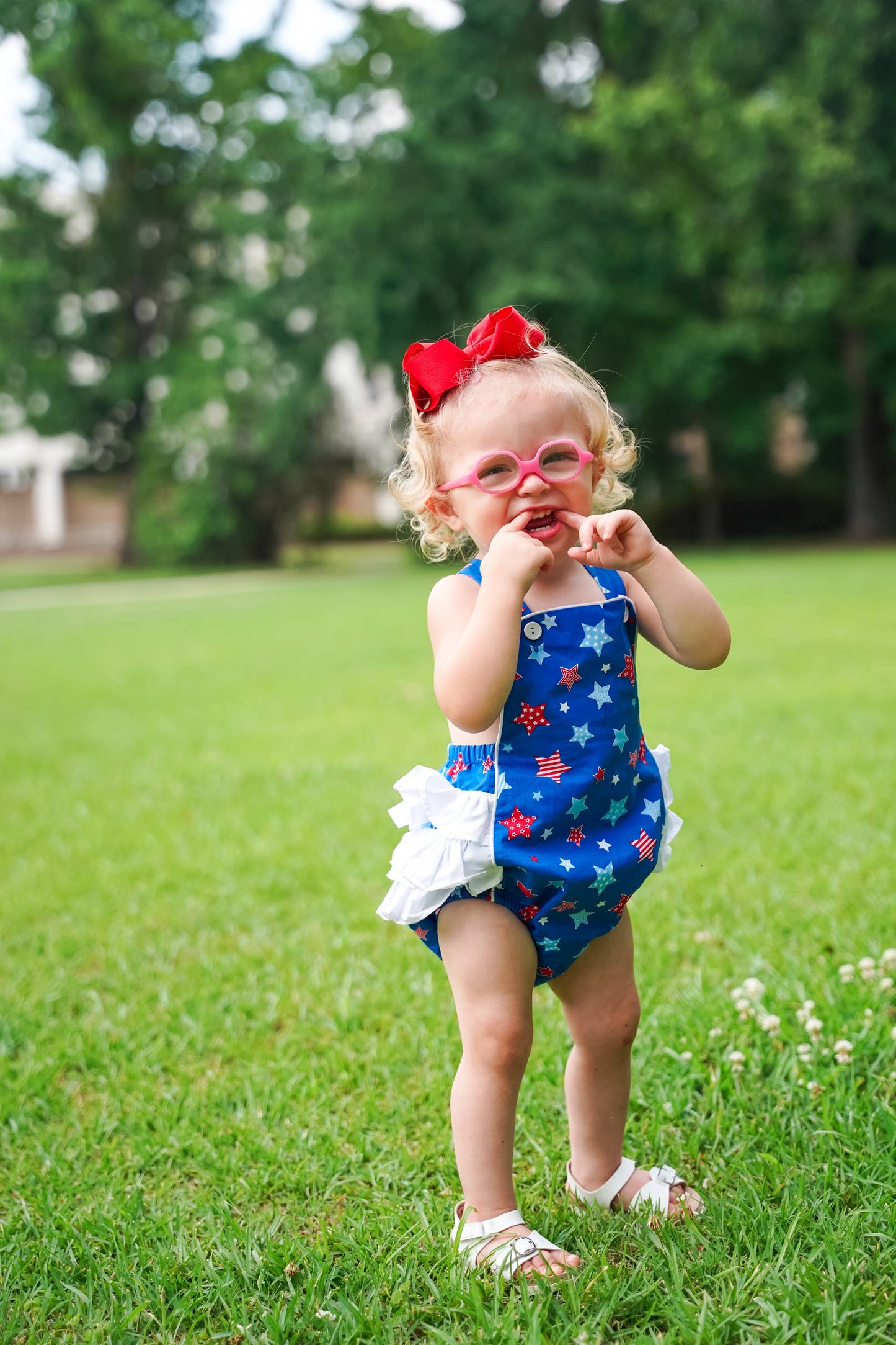 Make a Wish Girls' Star Print Sunsuit