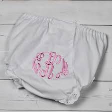Diaper Cover Eyelet Panty, Double Seated