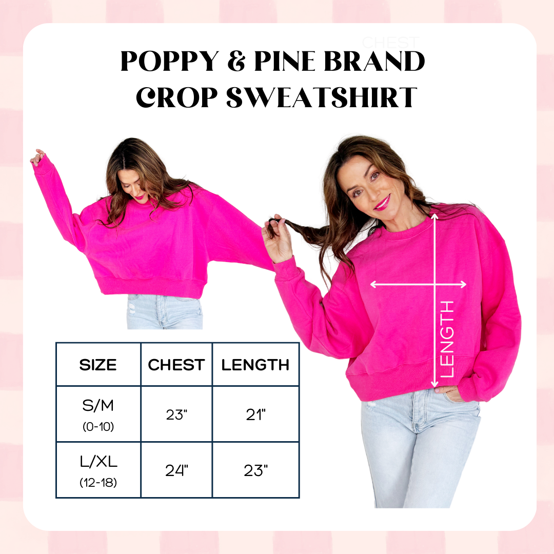 Have Some Fun Crop Sweatshirt