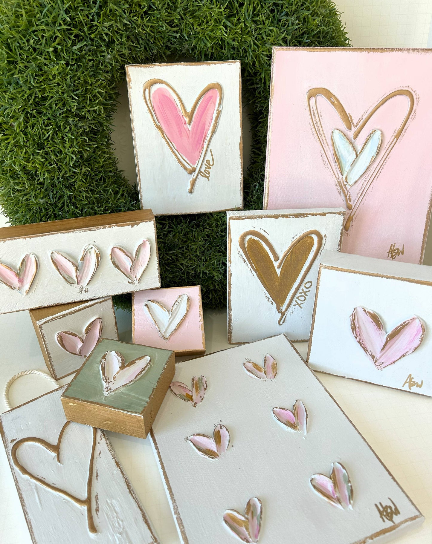 Heart block | valentine | pastel | xoxo | love