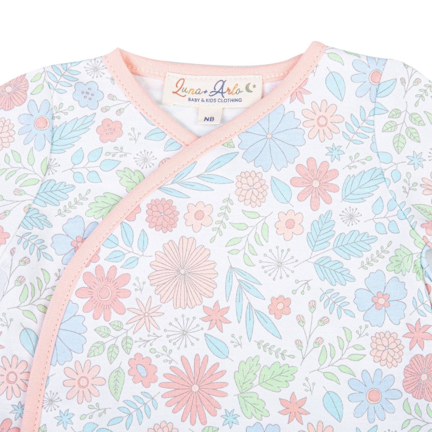 Delilah Kimono Footed Pant Set by Luna and Arlo