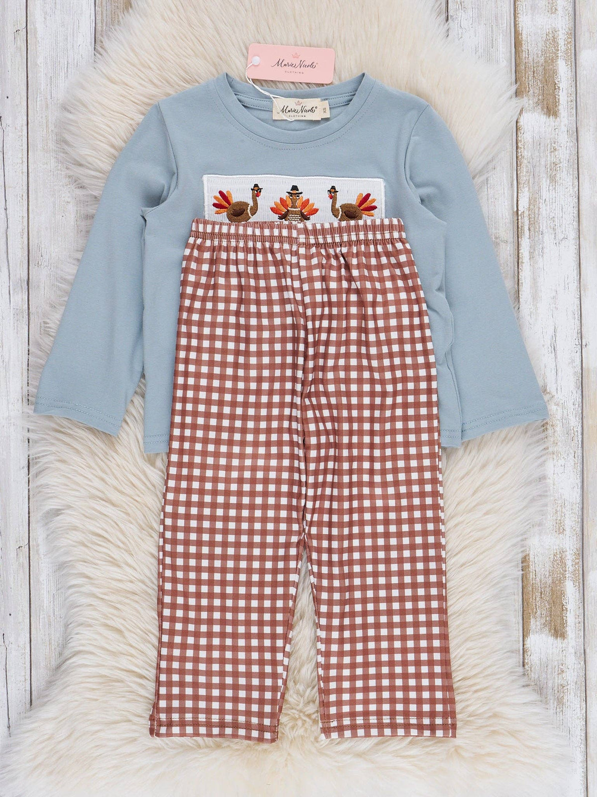 Smocked Turkeys Outfit