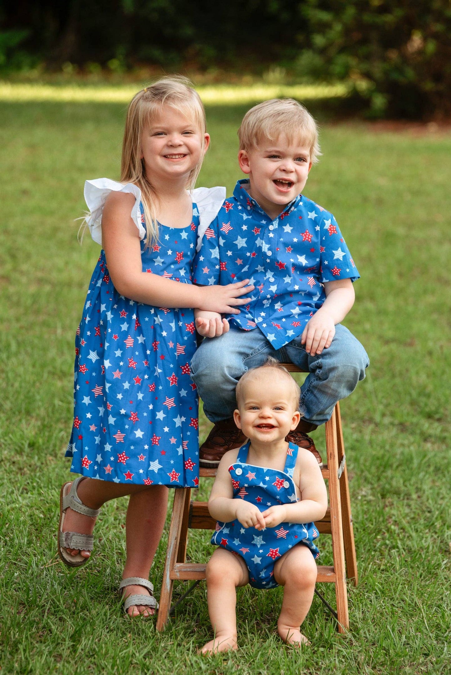 Make a Wish Boys' Star Print Sunsuit