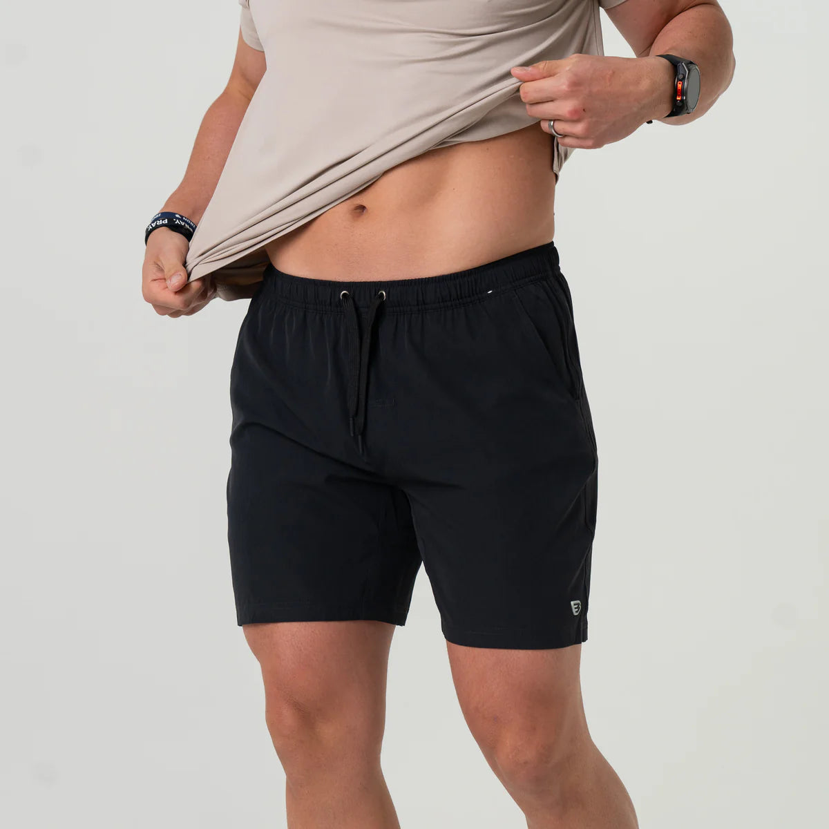 Athletic Short- Heather Black- Retro Duck Camo Liner