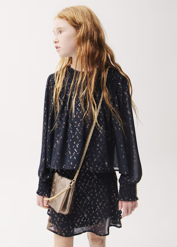 Girl Printed Chiffon Skirt