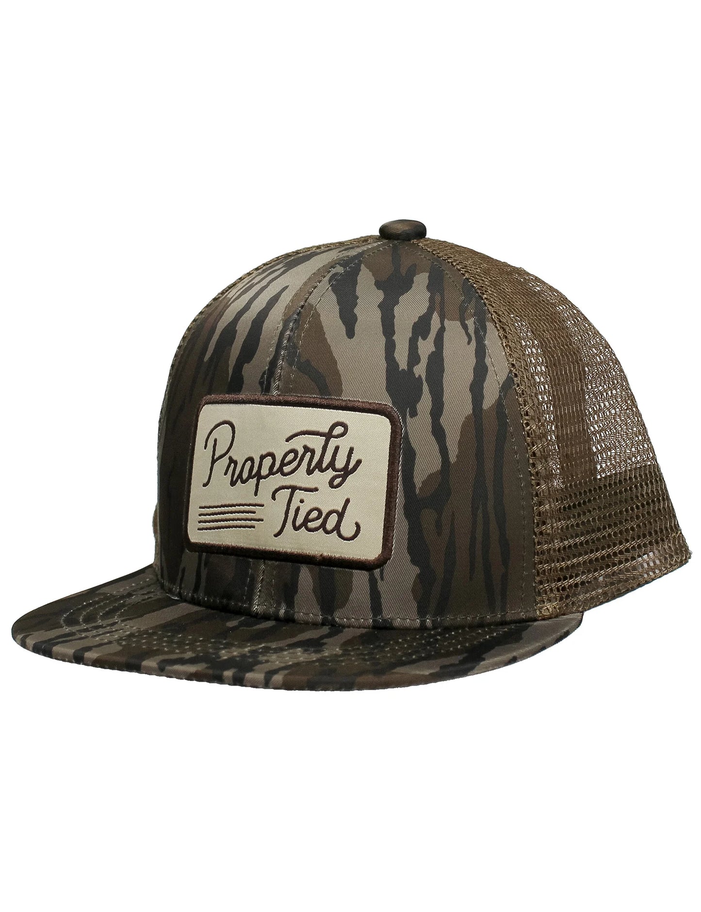 Boys Sportsman Trucker Hat Mossy Oak Bottomland