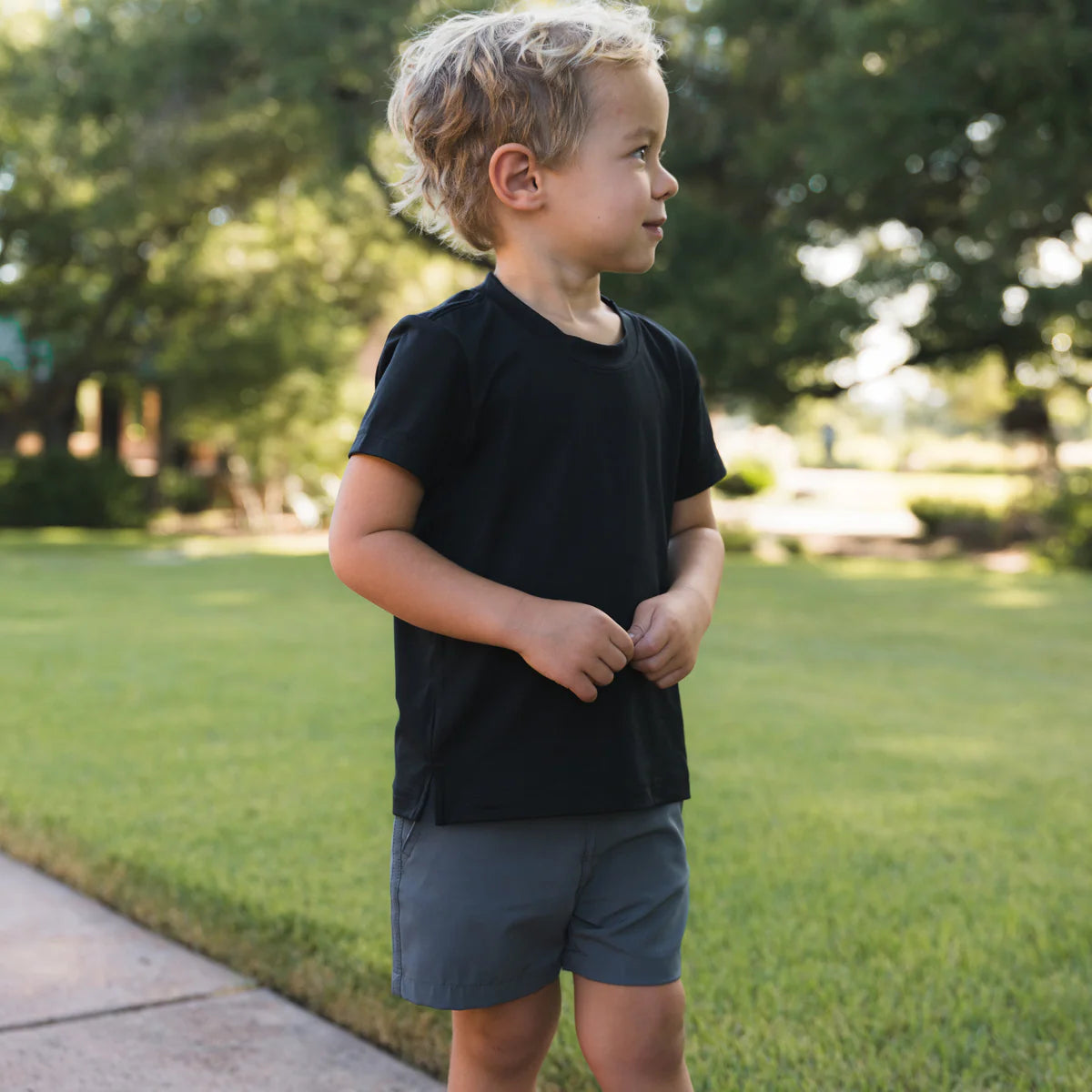 Youth Everyday Short / River Rock Grey