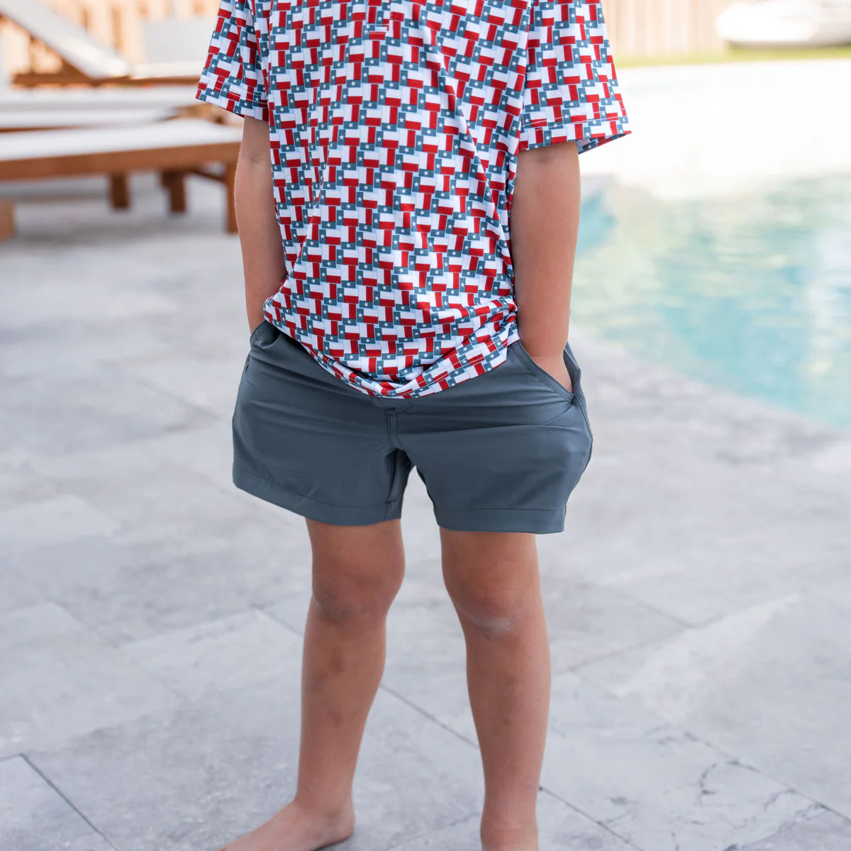 Youth Everyday Short / River Rock Grey