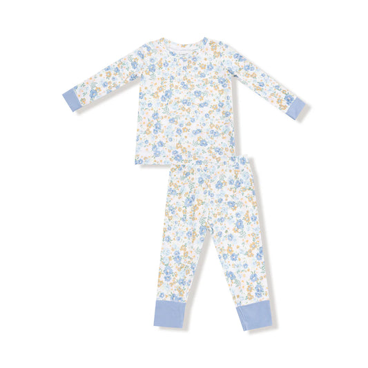 Sweet Rose Calico - Long Sleeve Loungewear Set