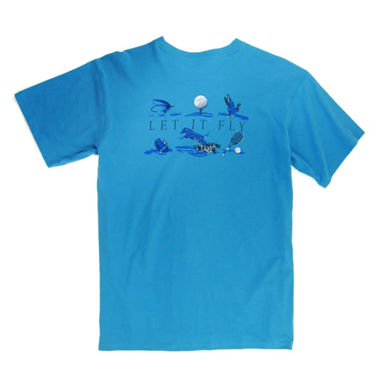 Let It Fly Tee: May River Blue