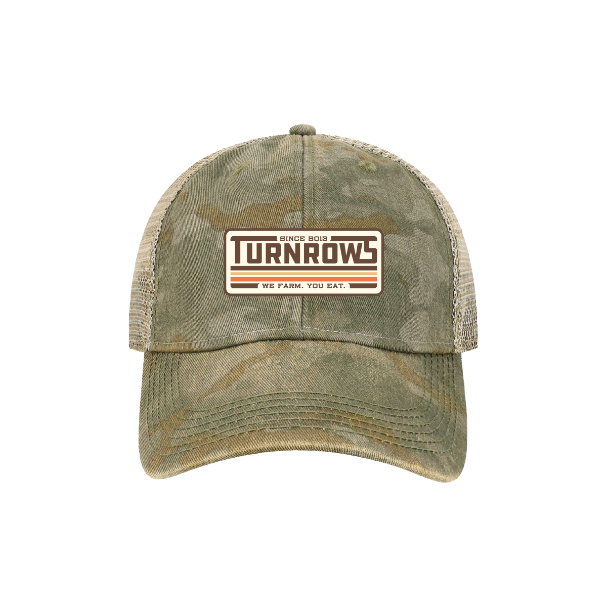 Retro Patch Trucker Cap (Camo)