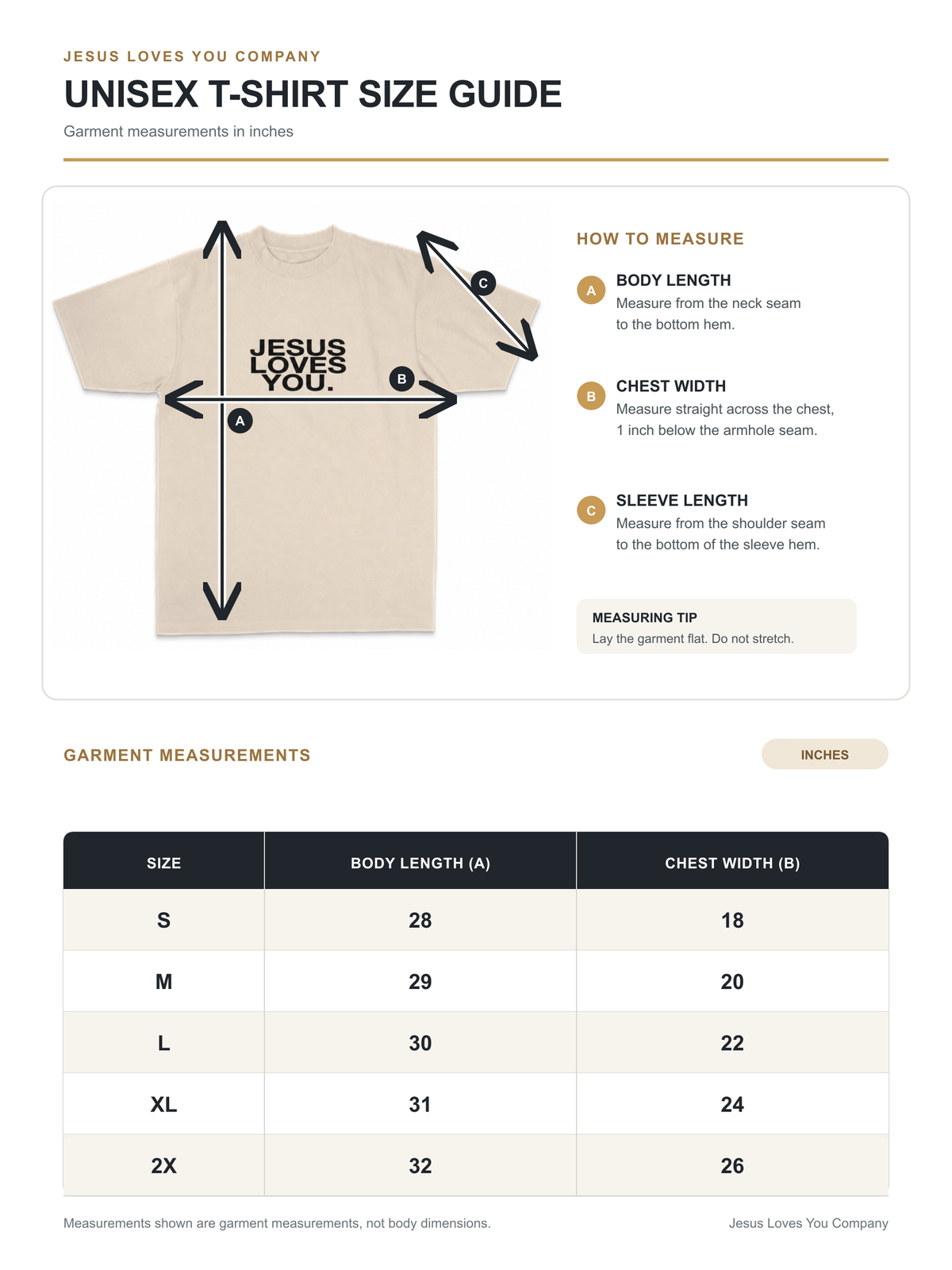 Sand Tan Logo Tee