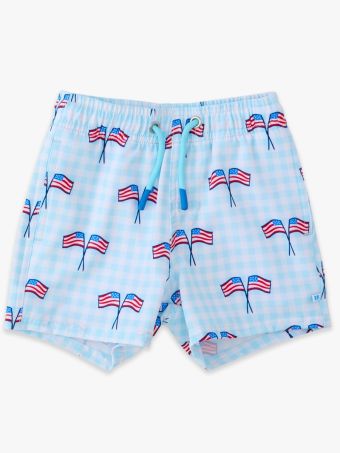Swim Trunks 4th of July