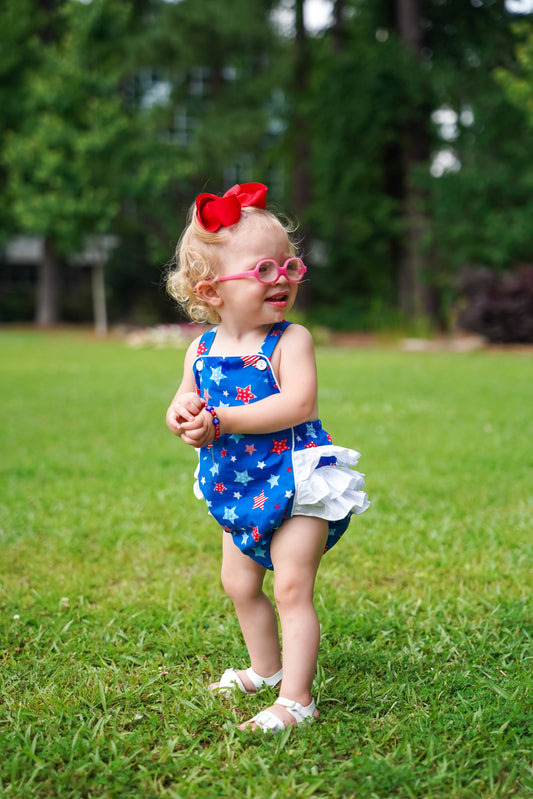 Make a Wish Girls' Star Print Sunsuit