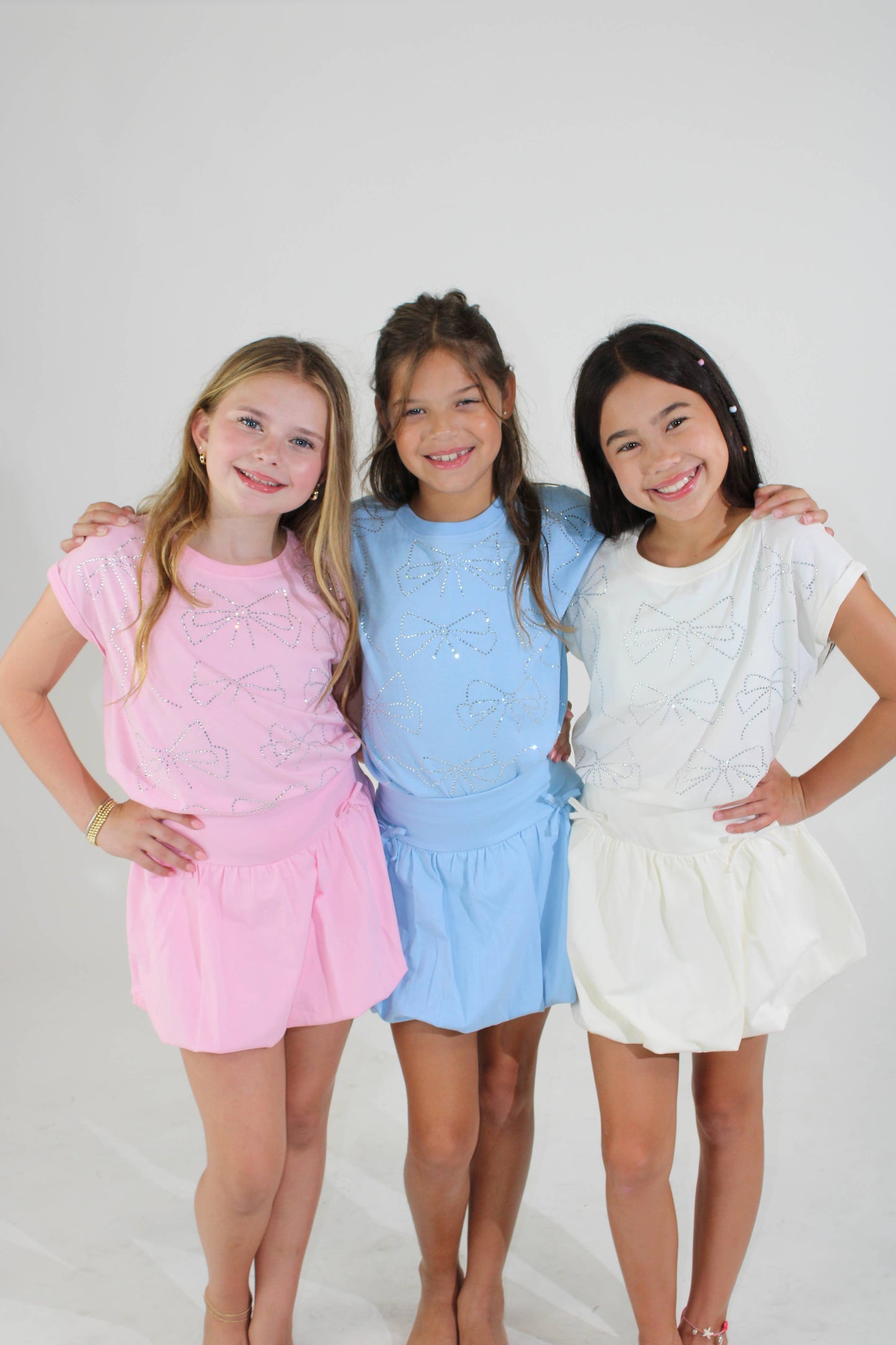 Rhinestones Dolman Top Fairy Tale Tween Girls