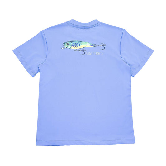 Boys Performance Graphic Tee Royal Blue Lures