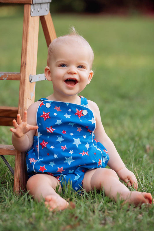 Make a Wish Boys' Star Print Sunsuit