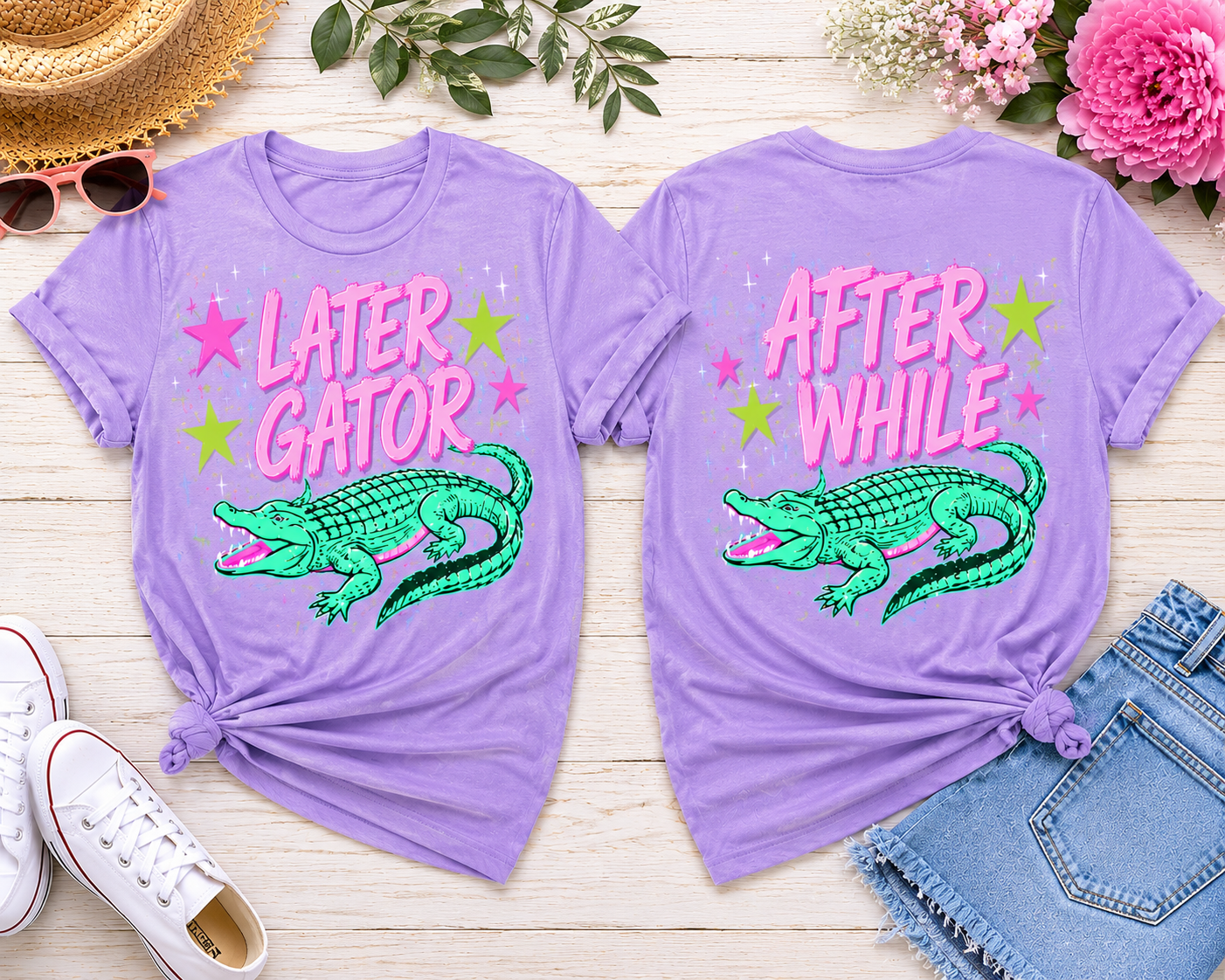 Later Gator After While Crocodile Tee