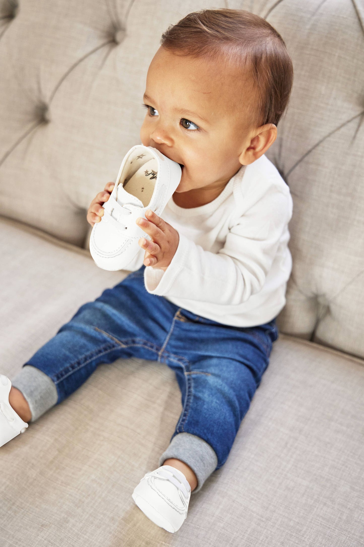 Eco Steps - Boat Shoe Snowy White