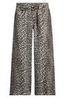 Leopard Print Wide Leg Jeans