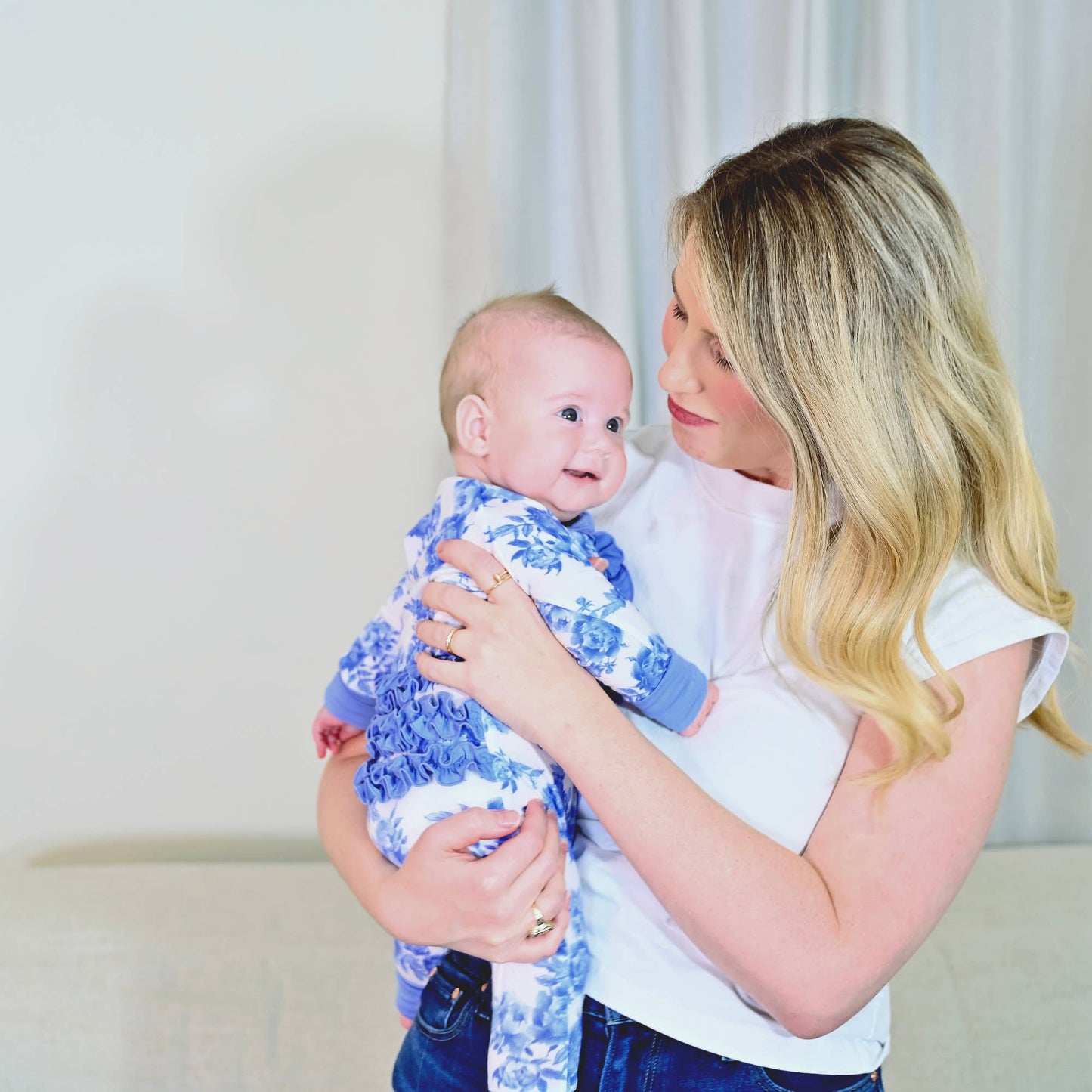 A Peony For Your Thoughts Baby Bamboo Pajamas