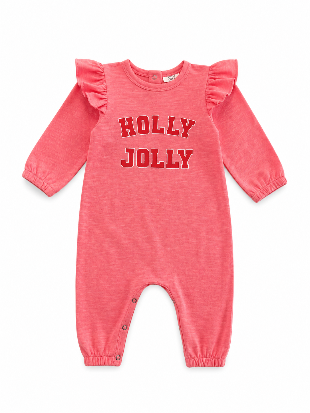 Holly Jolly Ruffle Jumpsuit