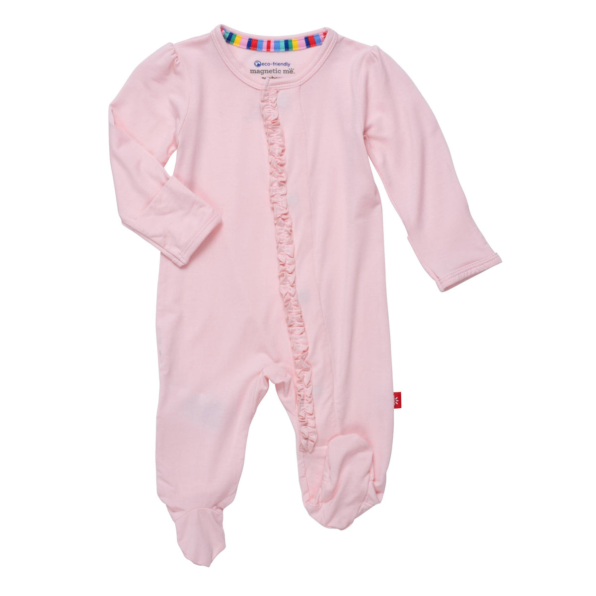 Pink Dogwood Ruffle Footie