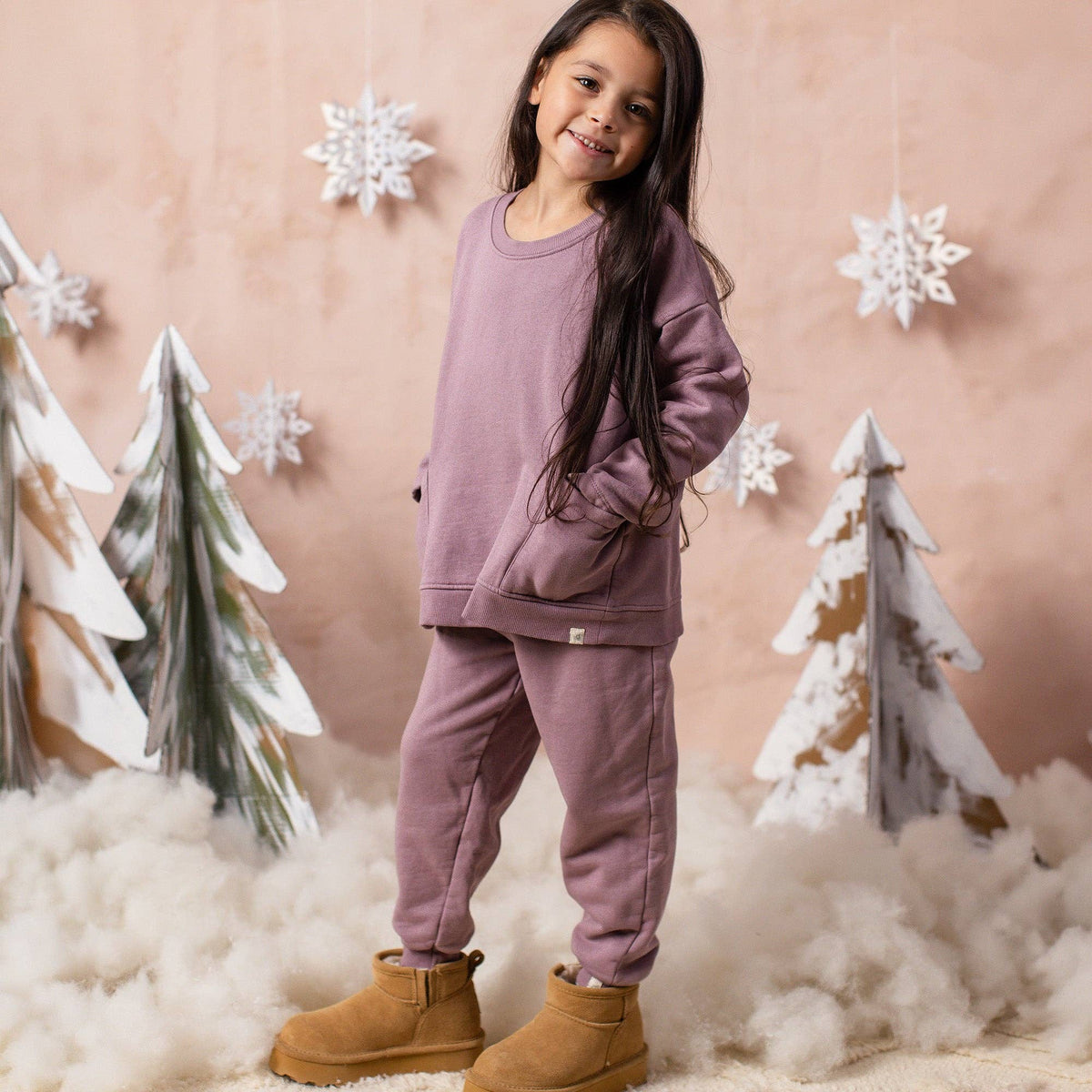 Knit Fleece Girl Jogger