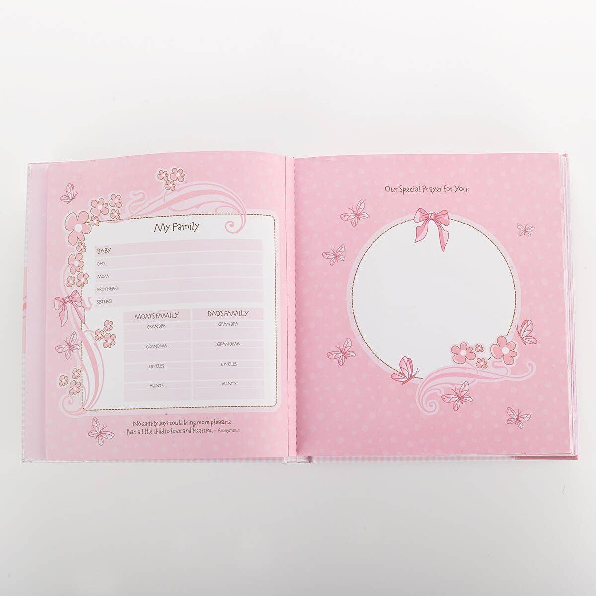 Memory Book Our Baby Girl Padded Hardcover