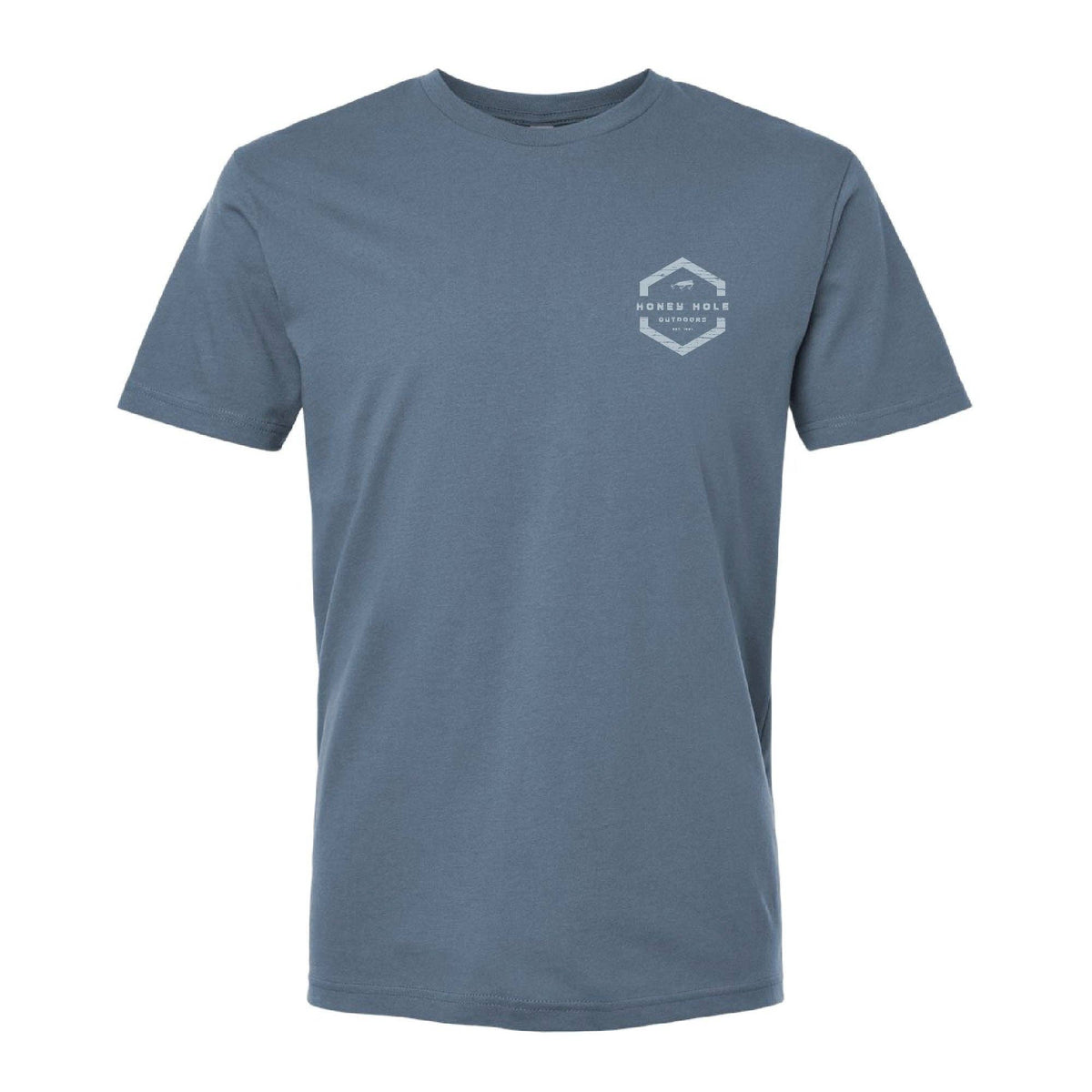 Short Sleeve - Redfish Hex - Blue Jean