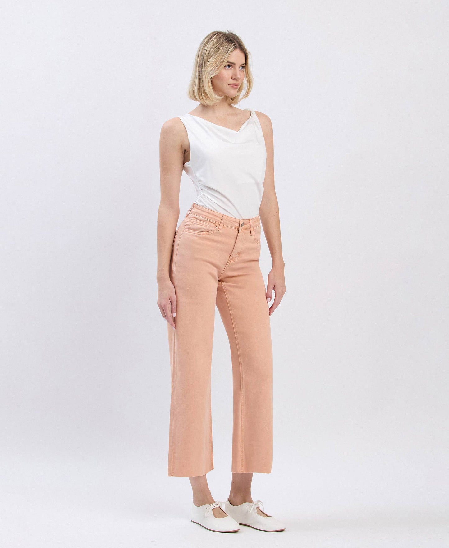 HIGH RISE  WIDE LEG JEANS T5872SS