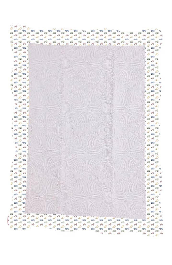 Heirloom Quilt - Baby Quilt Blanket Swaddle Monogram