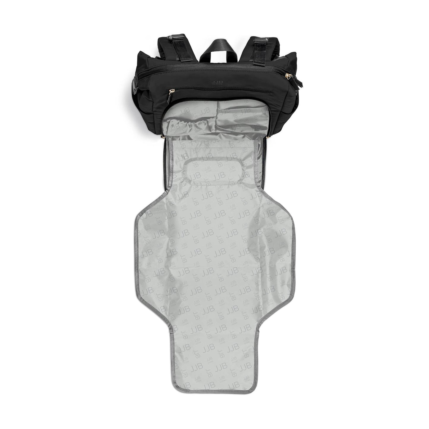 Modern Backpack Diaper Bag - Black