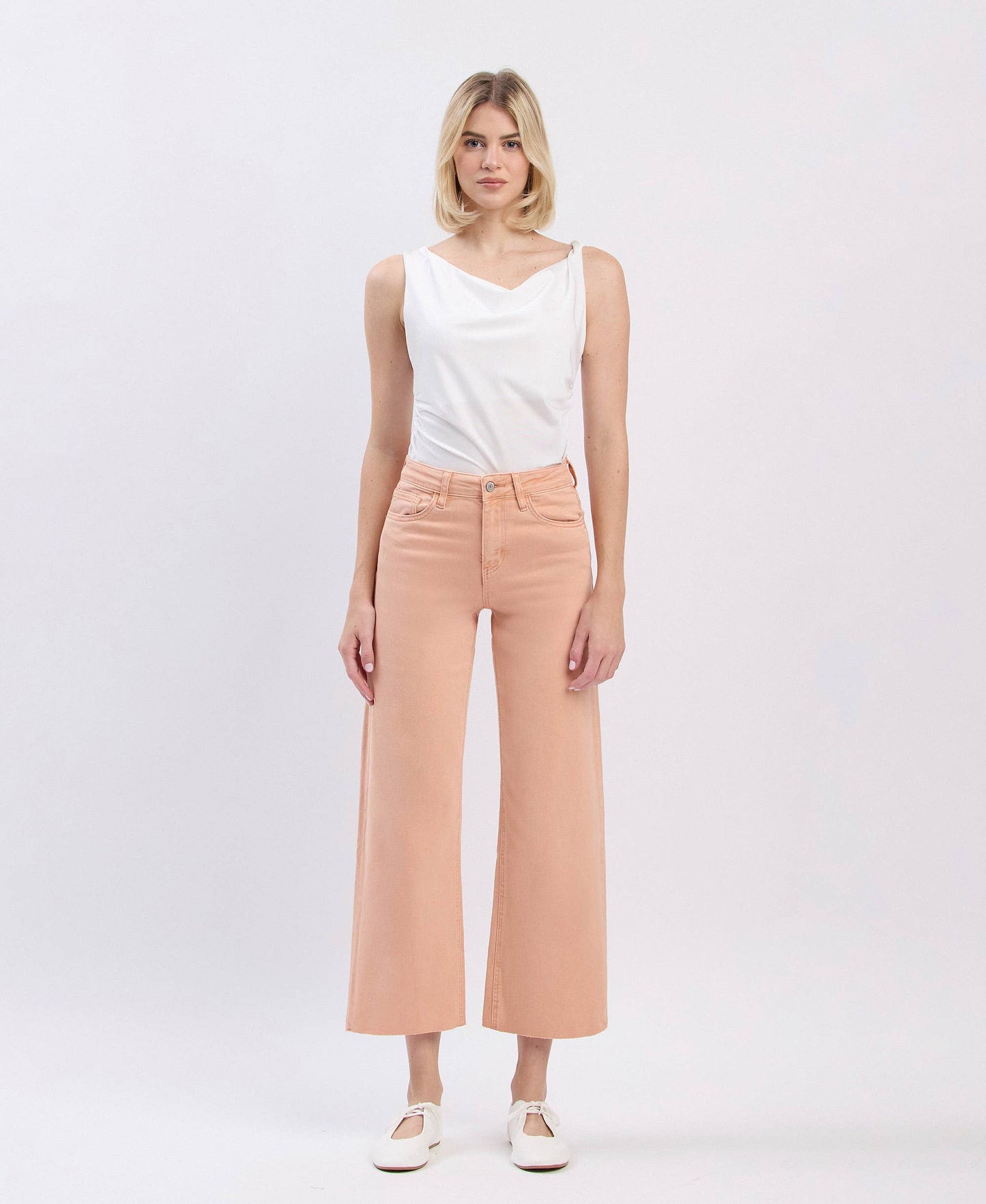 HIGH RISE  WIDE LEG JEANS T5872SS