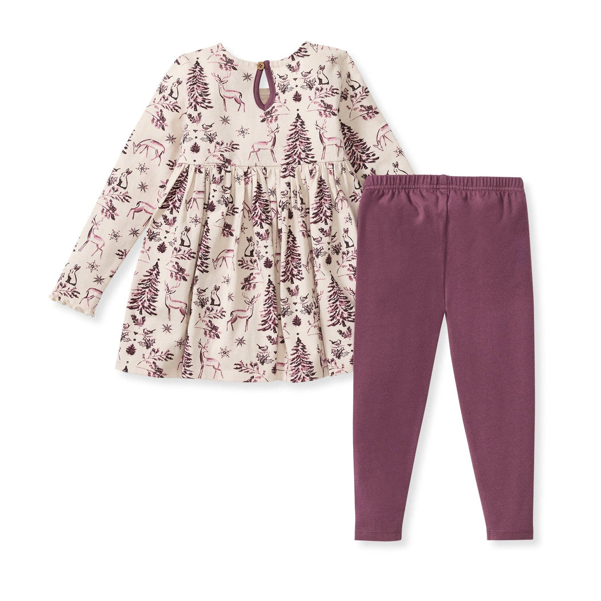 Woodland Story Girl Tunic and Pants Set