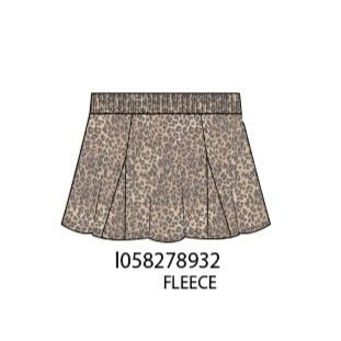 Animal Print Skort