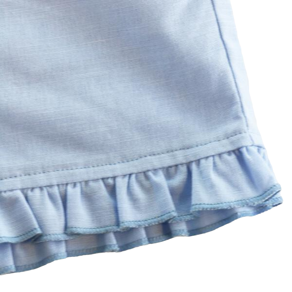 Ruffle Hems Shorts (2 Colors): PINK / 4-5-6