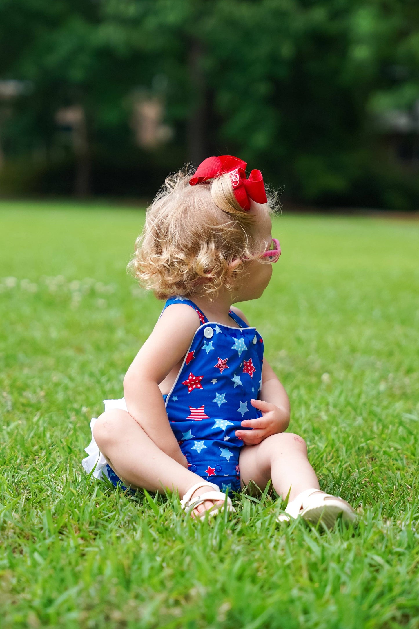 Make a Wish Girls' Star Print Sunsuit