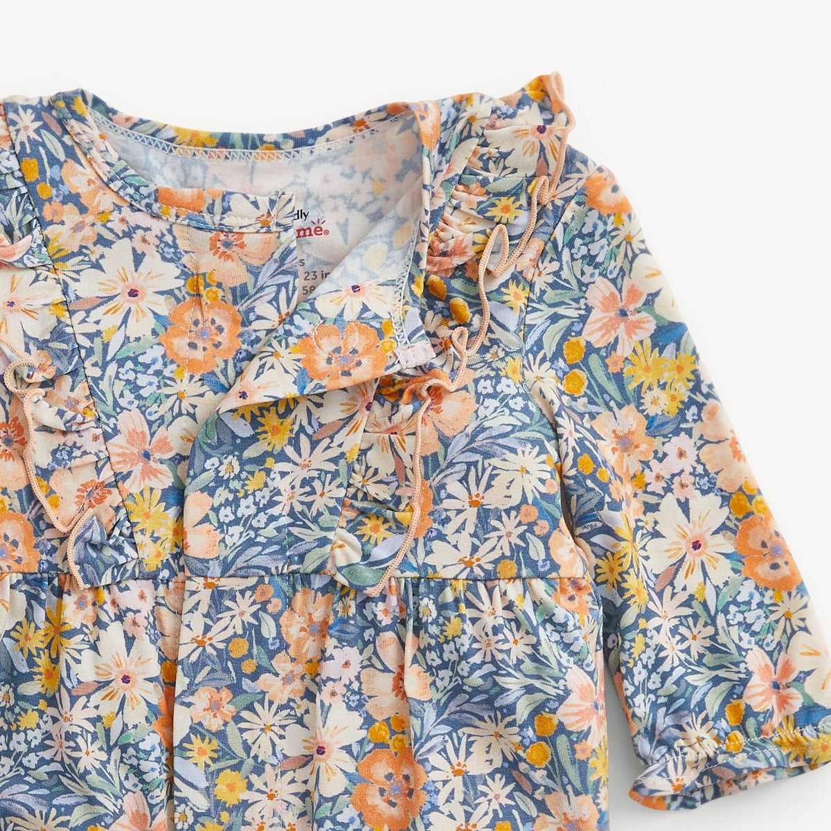 FLORA BABY GIRLS RUFFLE ROMPER