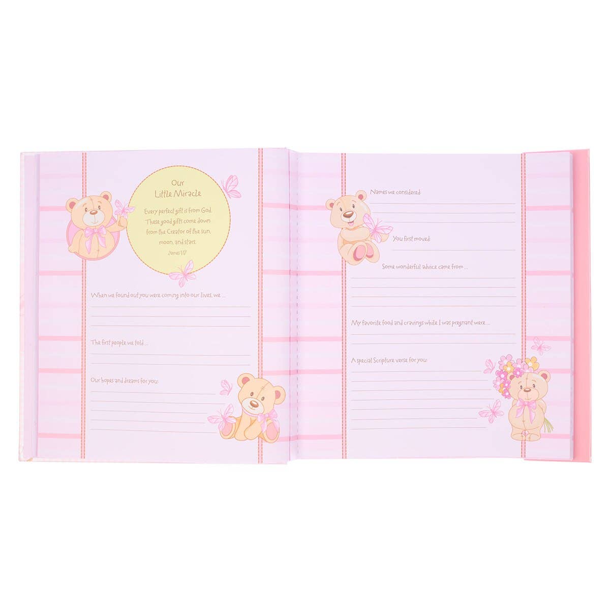 Memory Book Our Baby Girl Padded Hardcover