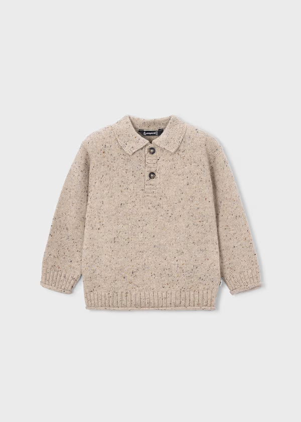 Boy Polo Collar Sweater