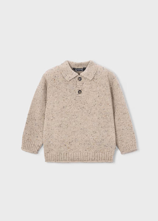 Boy Polo Collar Sweater